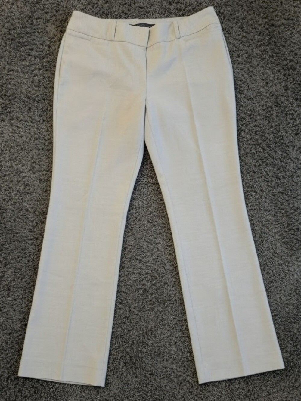 The Limited Collection Drew Fit Cream/Beige Bootcut Dress Pants, Low Rise - 6P